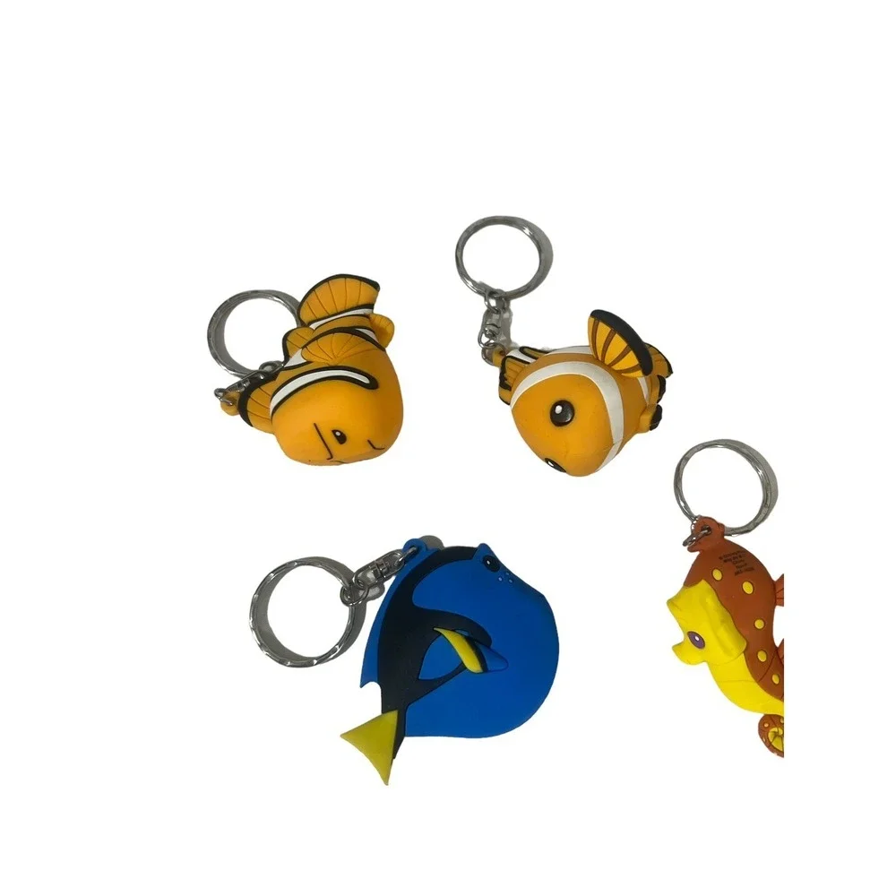 Finding Nemo Figural Keychain Marlon Dory Nemo Turtles Seahorse